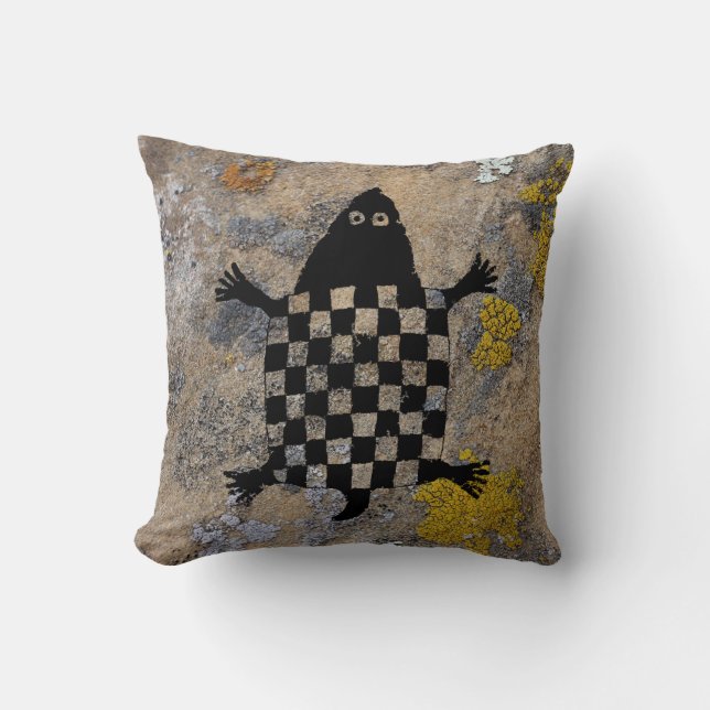 Turtle Mimbres Pottery Design Cushion (Front)