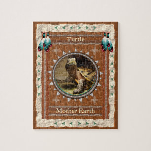 Turtle Mother Earth Energy Jigsaw Puzzle