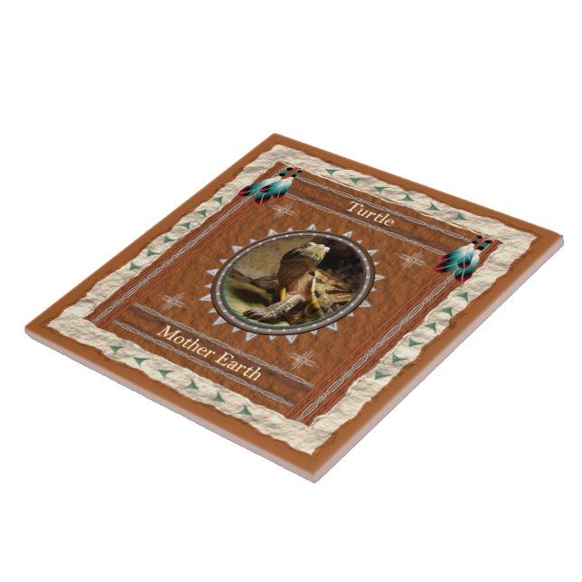 Turtle Mother Earth Energy Tile (Side)