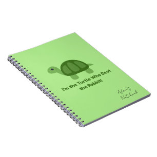 Turtle Motivation Spiral  Notebook