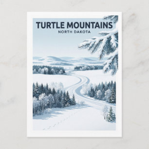 Turtle Mountains, North Dakota Bottineau Postcard