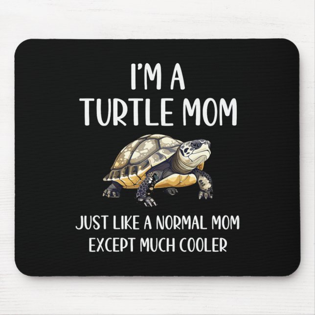Turtle Mum Definition Funny Turtle Animals Lover M Mouse Mat (Front)