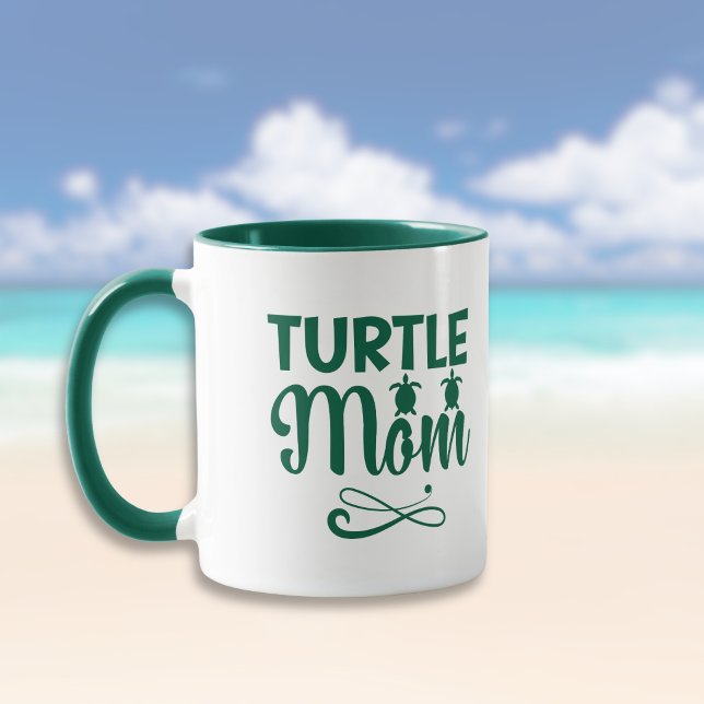 Turtle Mum Environmental Beach Theme Mug (Creator Uploaded)