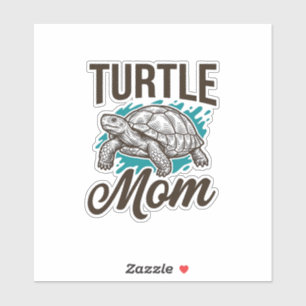 Turtle Mum Vintage Engraving Vector Design_1
