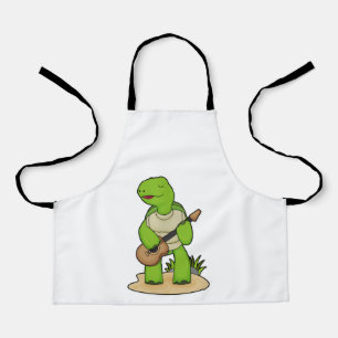 Turtle Musician Guitar Music Apron