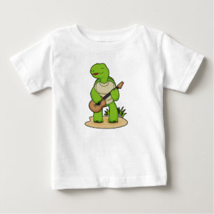 Turtle Musician Guitar Music Baby T-Shirt