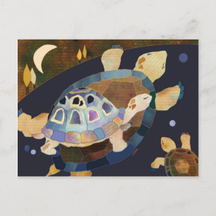 Turtle Night Postcard