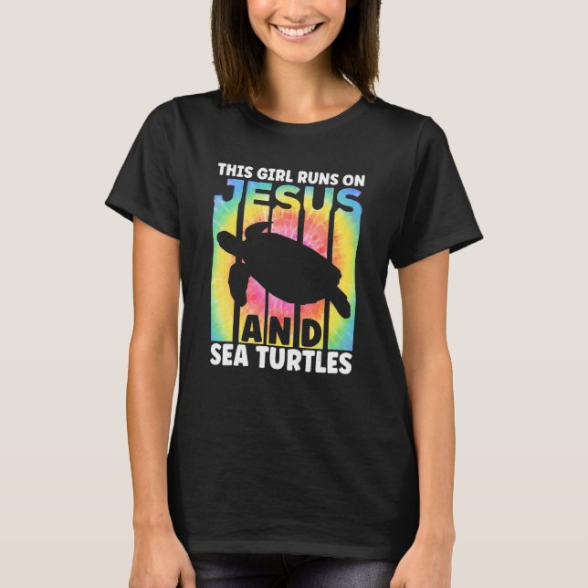 Turtle Outfit for Sea Turtle Lovers for Women Girl T-Shirt (Front)