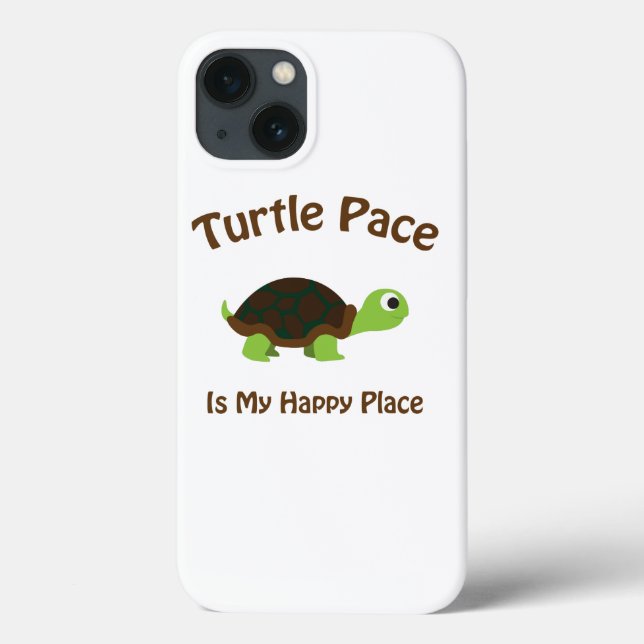 Turtle Pace is my Happy Place Case-Mate iPhone Case (Back)
