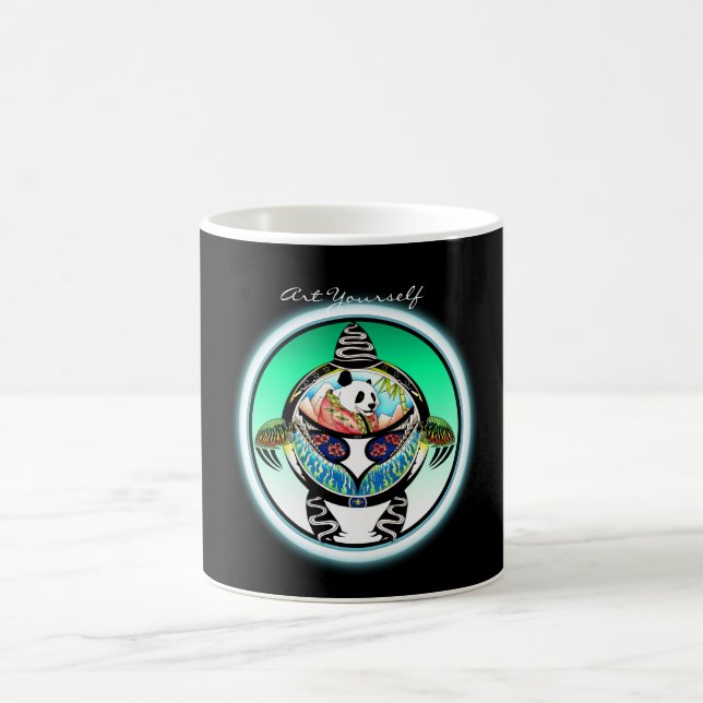 Turtle Panda Coffee Mug (Center)