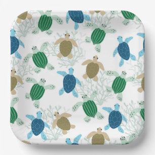 Turtle  paper plate