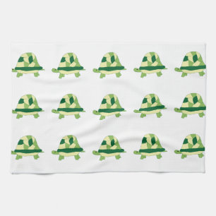 Turtle Parade towel