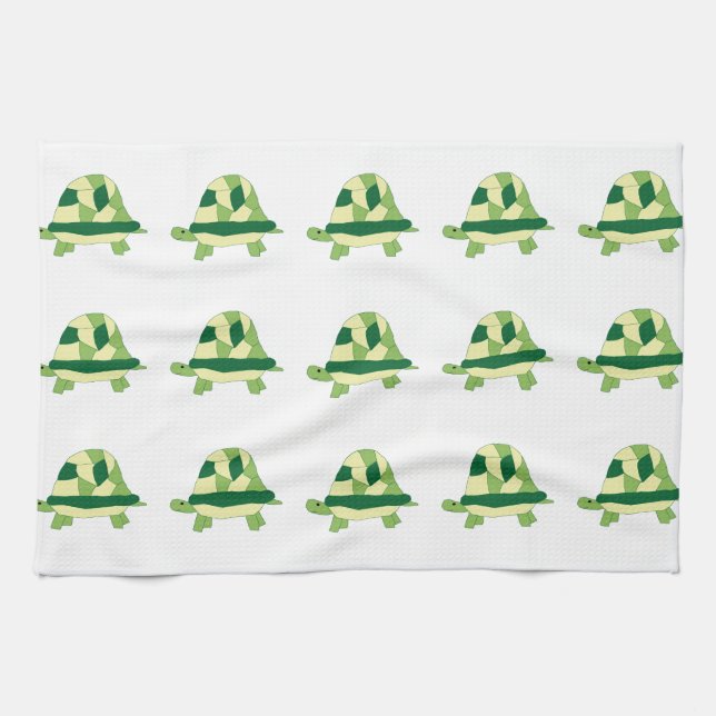 Turtle Parade towel (Horizontal)