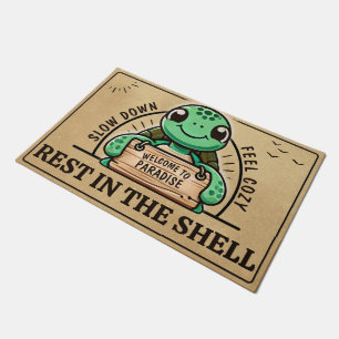 Turtle paradise - Funny doormat for a cosy home