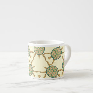 Turtle pattern espresso cup