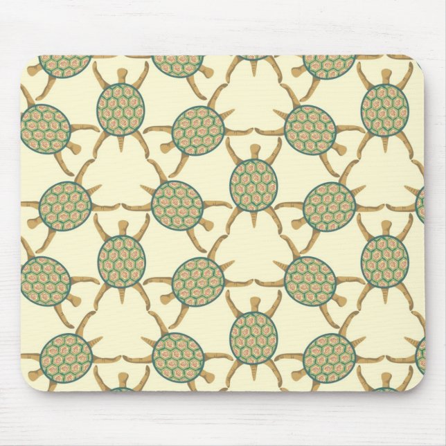 Turtle pattern mouse mat (Front)