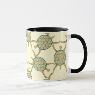 Turtle pattern mug