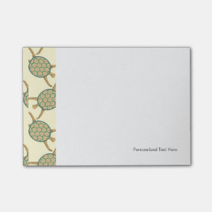 Turtle pattern post-it notes
