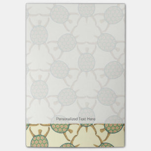 Turtle pattern post-it notes