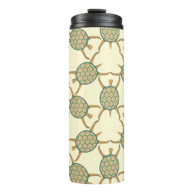 Turtle pattern thermal tumbler (Front)
