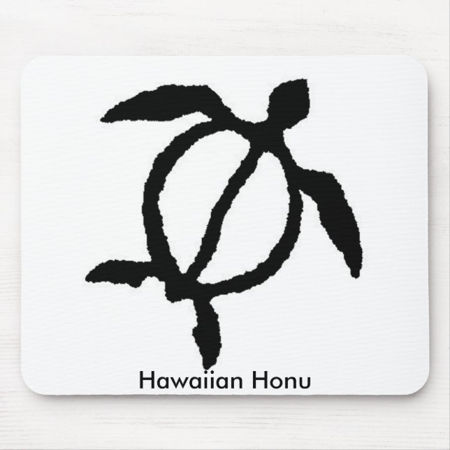 Turtle petroglyph  mouse mat (Front)