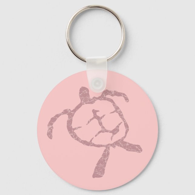 turtle-pink key ring (Front)