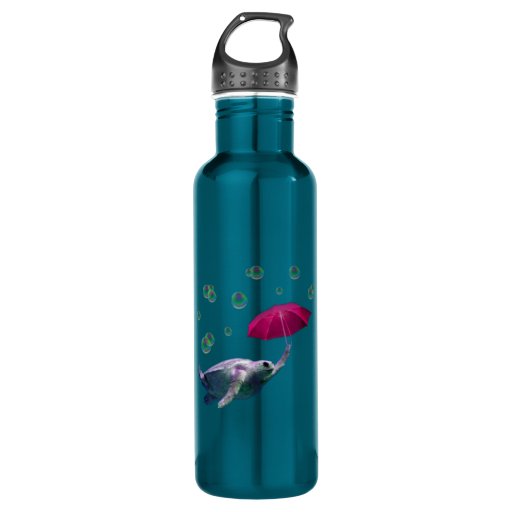 Image of Turtle Poppins PNG_300 DPI 710 Ml Water Bottle