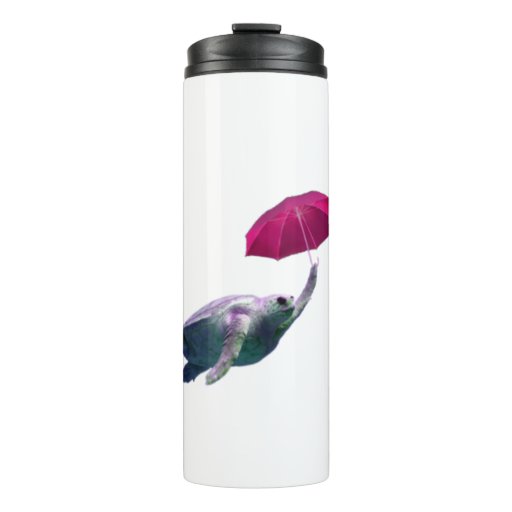Image of Turtle Poppins PNG_300 DPI Thermal Tumbler