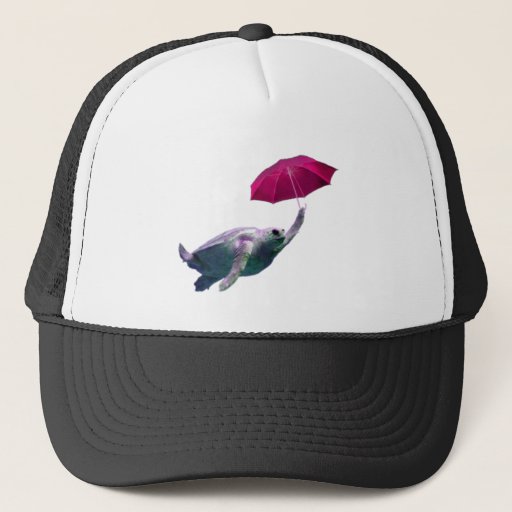 Image of Turtle Poppins PNG_300 DPI Trucker Hat