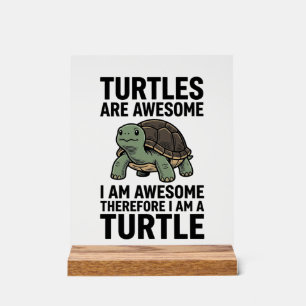 Turtle Quote Vintage Engraving Vector T-Shirt Desi Acrylic Sign