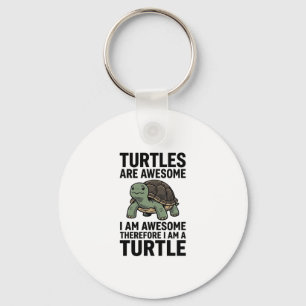 Turtle Quote Vintage Engraving Vector T-Shirt Desi Key Ring