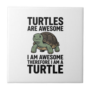 Turtle Quote Vintage Engraving Vector T-Shirt Desi Tile