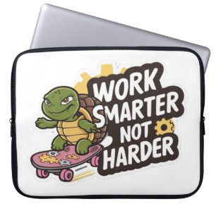 turtle quotes laptop sleeve