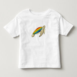Turtle Rainbow Toddler T-Shirt