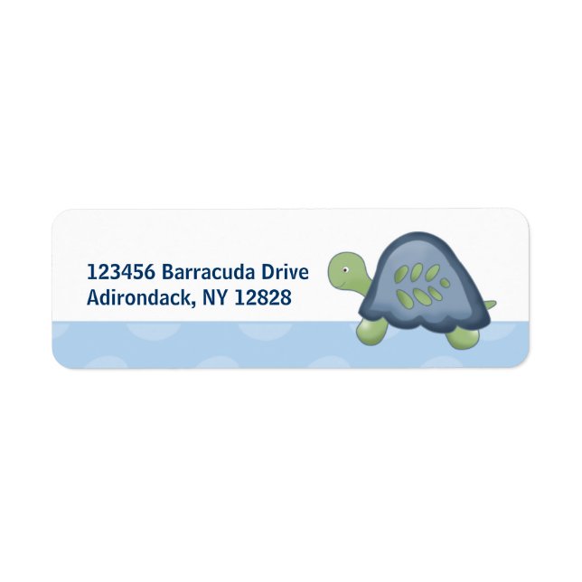 Turtle Reef Custom Address Labels (Front)
