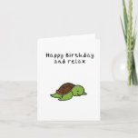 Turtle relax birthday card<br><div class="desc">Hi,  HoopersCreations here! Get hold of one our hand drawn birthday cards,  perfect for family and friends!</div>