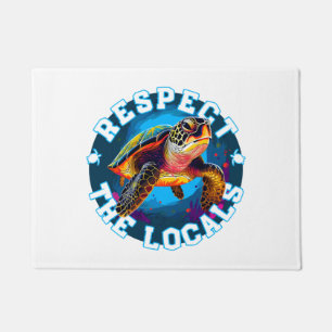 Turtle - respect the locals doormat