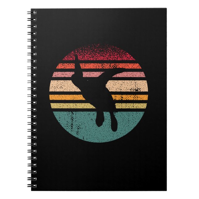 Turtle Retro Graphic Notebook (Front)