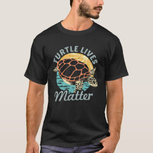 Turtle Retro Sea Ocean Turtle Saying T-Shirt