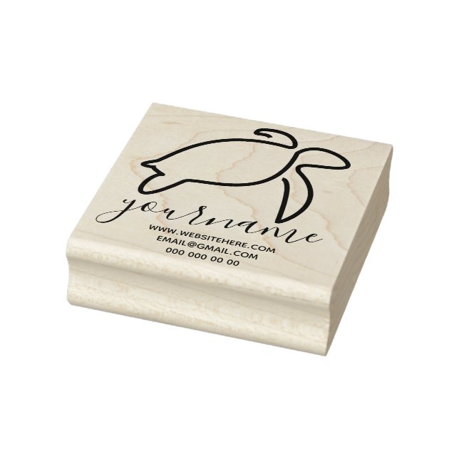 Turtle Rubber Stamp (Stamp)