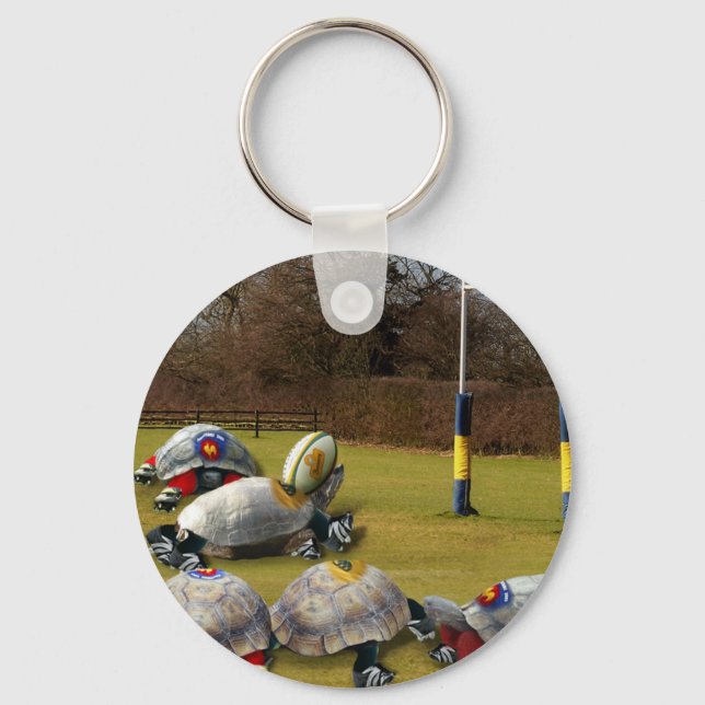 Turtle Rugby Key Ring (Front)