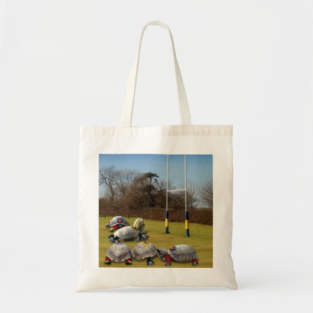 Turtle Rugby Tote Bag (Front)