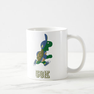 Turtle Runner 50K - blue Coffee Mug