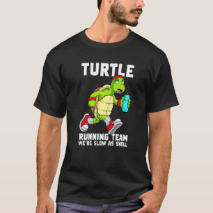 Turtle Running Team Funny Runner Marathon Sea Turt T-Shirt