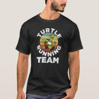 Turtle Running Team Funny Running T-Shirt