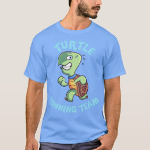 Turtle Running Team Run Marathons Sport Athletics T-Shirt