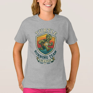 Turtle Running Team Slow Steady Runner T-Shirt