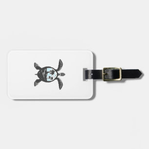 Turtle Sea Beach Sea Turquoise Art Luggage Tag