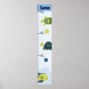 Turtle/Sea life Growth Chart Keep at 8x44!