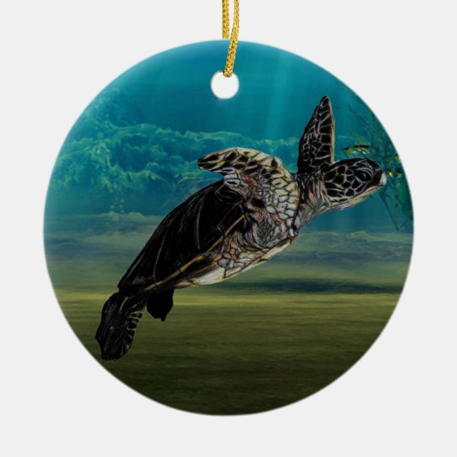 Turtle Sea ornament (Front)